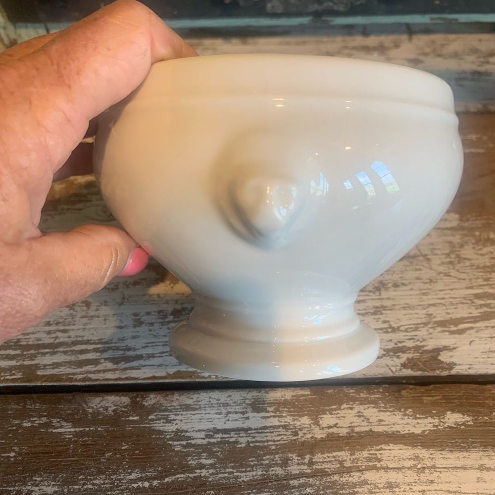 Apilco pedestal soup bowl - Picture 2 of 4